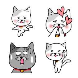 飼い猫のたまシリーズの絵文字【第二弾】